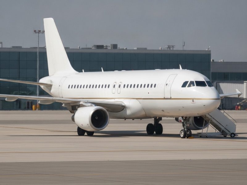 Airbus ACJ319 VIP airliner exterior