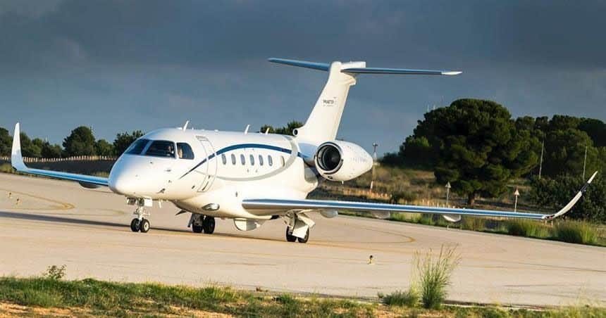 Praetor 600 — Malaga to London