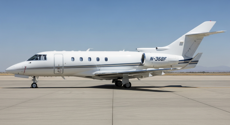 Hawker 800XP private jet charter