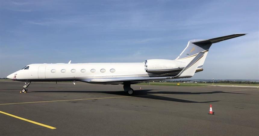 Gulfstream G-550 — Los Angeles to Philipsburg